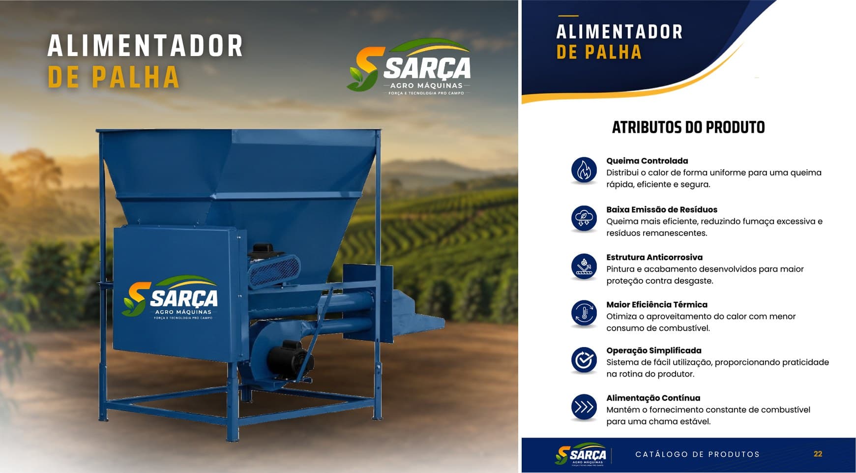 Alimentador de Palha