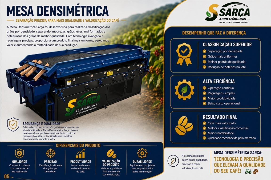 Mesa Densimétrica Sarça